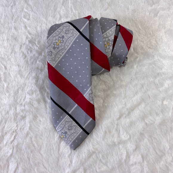 Guy LaRoche Geometric Abstract Tie Men's Cravates Spring - Picture 2 of 5